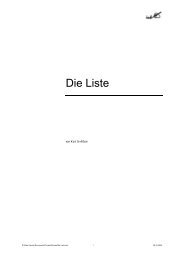 Die Liste (Kurzgeschichte)