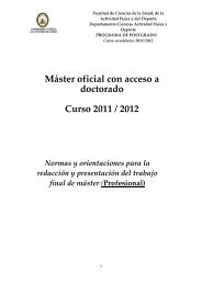 trabajo final de master gestión deportiva profesional - Universidad ...