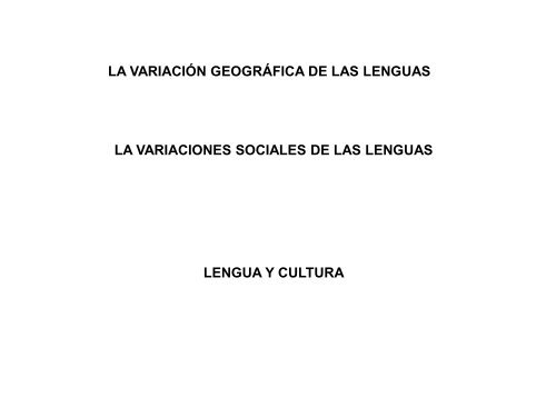 LA LENGUA COMO DIASISTEMA doc de apoyo a ... - adistanciaginer