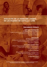 evolución de la inserción laboral de las mujeres en castilla y león