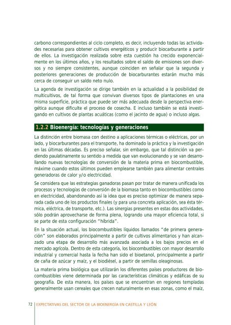 expectativas del sector de la bioenergía en castilla y león - Consejo ...