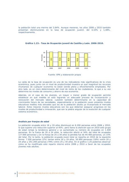 La empleabilidad de los jóvenes en Castilla y León - Consejo ...