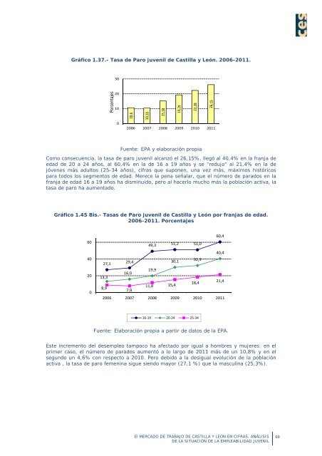 La empleabilidad de los jóvenes en Castilla y León - Consejo ...