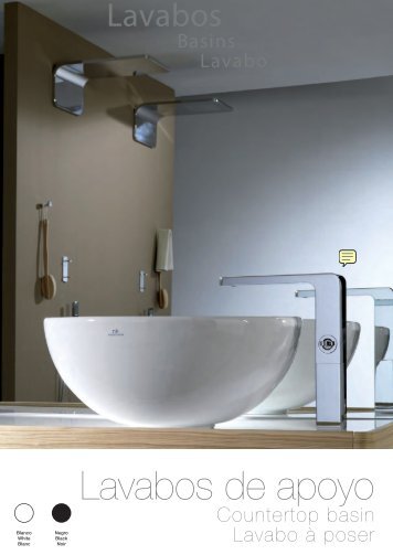 Lavabos baño Noken Porcelanosa. Catálogo de lavabos. - Venespa