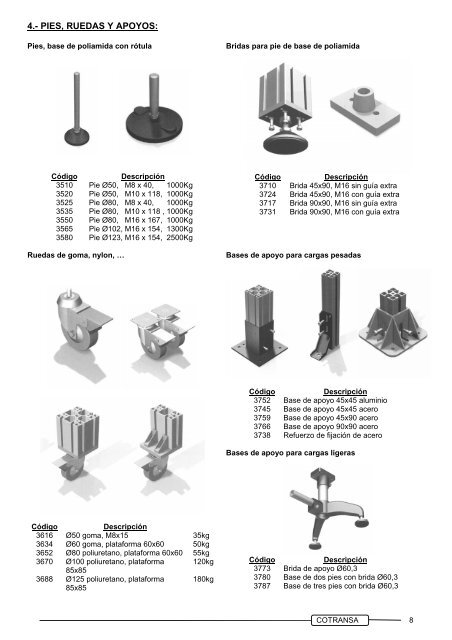 Sistema modulares de aluminio estructural Descargar - Cotransa