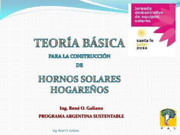 Hornos Solares (Galiano) - TramaTierra