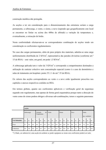 Pré-dimensionamento - Universidade Fernando Pessoa