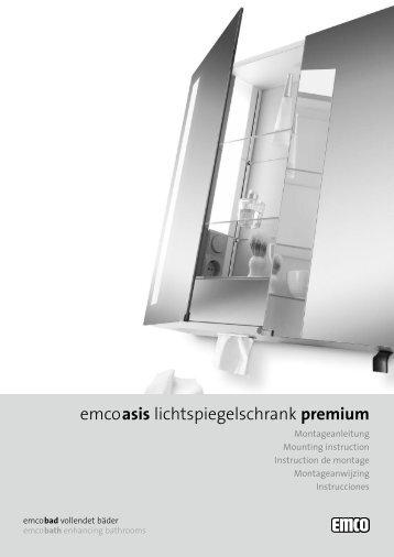 emcoasis lichtspiegelschrank premium - Emco Bad GmbH & Co. KG