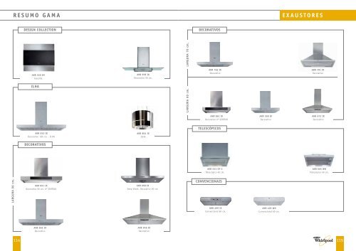 Catálogo Whirlpool - Faça as suas encomendas On-Line. A Electro