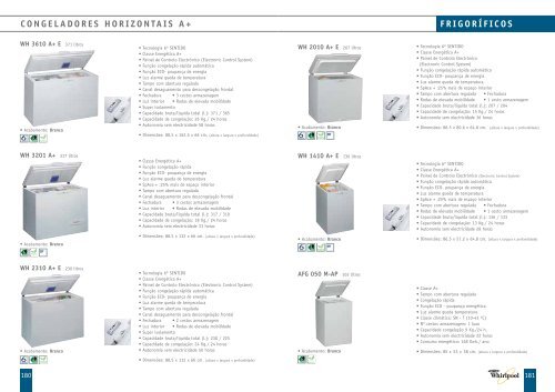 Catálogo Whirlpool - Faça as suas encomendas On-Line. A Electro