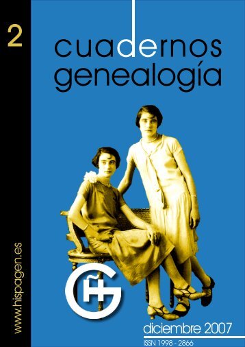 Descargar número completo (PDF) - Cuadernos de Genealogía ...