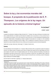 Lila Caimari, Sobre la ley y las economías morales ... - Historia Política