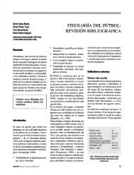 FISIOLOGÍA DEL FÚTBOL: REVISIÓN BIBLIOGRÁFICA - apunts