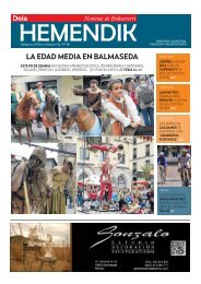 LA EDAD MEDIA EN BALMASEDA - Deia