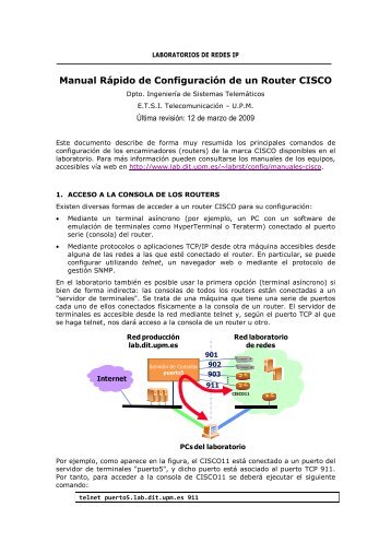 Manual Rápido de Configuración de un Router CISCO - Web del ...