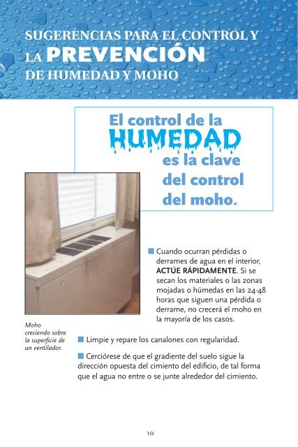 Una breve guía para el Moho, la Humedad y su Hogar - US ...