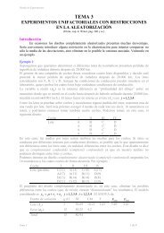 Tema 3. Experimentos unifactoriales CON restricciones en la ...