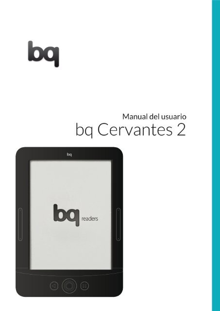 Manual del usuario - bq Cervantes 2