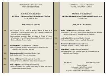 14.45 15.30 16.30 17.30 18.30 jardines de elocuencia ... - AISPI