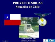 Proyecto SIRGAS – Situación de Chile