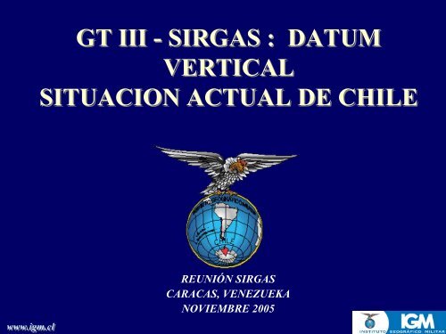 Proyecto SIRGAS – Situación de Chile