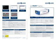 picoTRAIN™ High-Power - High Q Laser