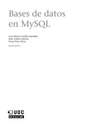 Bases de datos en MySQL