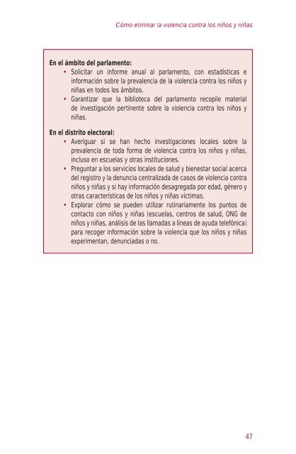 cómo eliminar la violencia contra los niños y niñas - Inter ...