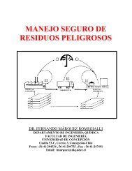 manejo seguro de residuos peligrosos - Universidad de Concepción