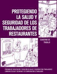 protegiendo la salud y seguridad de los trabajadores ... - UCLA LOSH