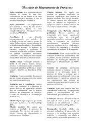Glossário do Mapeamento de Processos - Hospital das Clínicas da ...