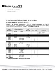 carta circular - Triple-S Salud