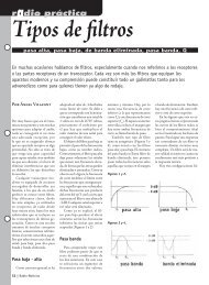 Tipos de filtros - Radio-Noticias, revista digital de radioafición