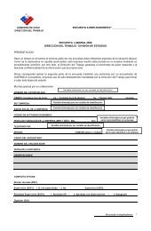 encuesta nacional de la coyuntura laboral - Dirección del Trabajo