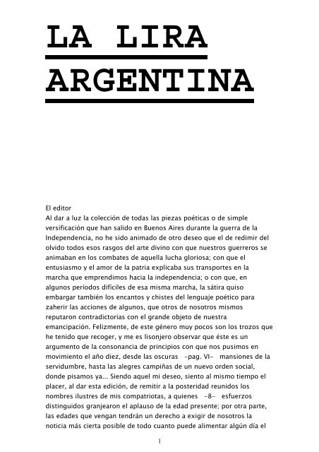 La Lira Argentina Himno Nacional Argentino Integrar