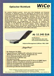 LaserLink GigaPico - Wireless Communication GmbH