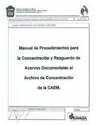 Manual de Procedimientos para la Concentración y Resguardo de ...