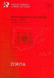 aquí - Instituto Geológico y Minero de España
