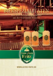 StörtEBEkEr ScHWarZBIEr - Braugasthaus „Zum alten Fritz“