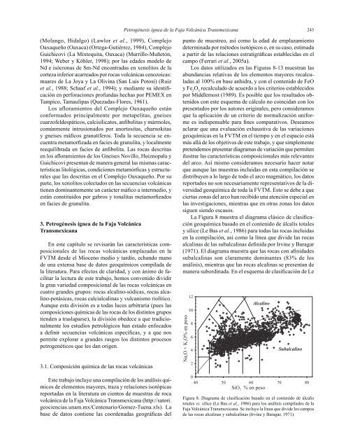 Petrogénesis ígnea de la Faja Volcánica Transmexicana - Centro de ...