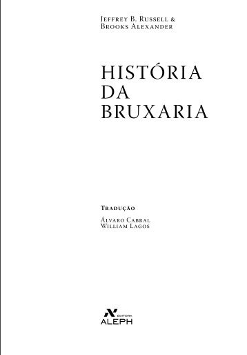 História da Bruxaria - Editora Aleph