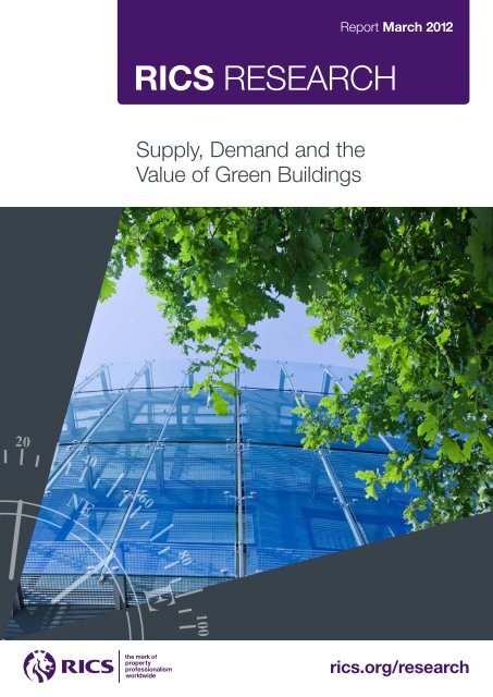 Supply, Demand, and the Value of Green Buildings - Breeam Es