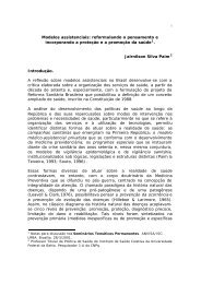 Paim JS. Texto Modelos Assistenciais.pdf - RI UFBA - Universidade ...