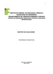 Gestão da Qualidade - Ifma