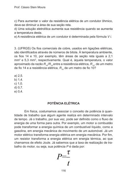 Física para o Ensino Médio Gravitação, Eletromagnetismo e ... - pucrs