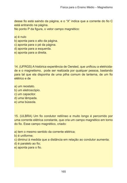 Física para o Ensino Médio Gravitação, Eletromagnetismo e ... - pucrs