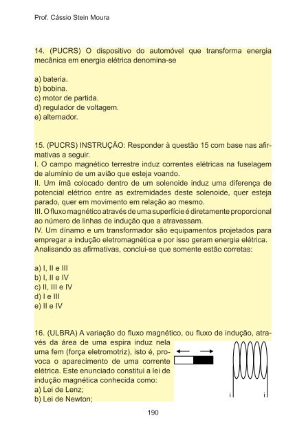 Física para o Ensino Médio Gravitação, Eletromagnetismo e ... - pucrs