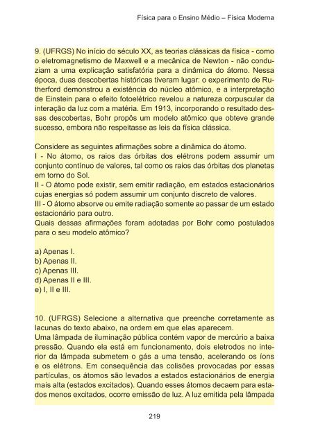 Física para o Ensino Médio Gravitação, Eletromagnetismo e ... - pucrs