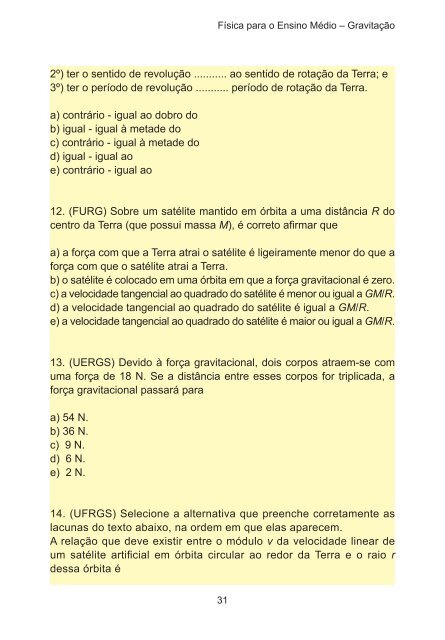 Física para o Ensino Médio Gravitação, Eletromagnetismo e ... - pucrs