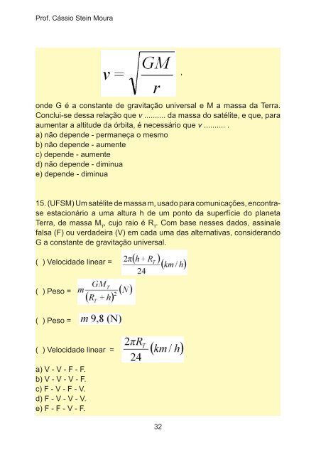 Física para o Ensino Médio Gravitação, Eletromagnetismo e ... - pucrs